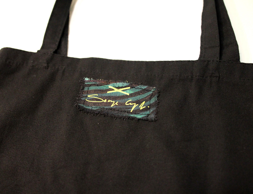 "Abstract Rhymes" Cotton Canvas Tote Bag