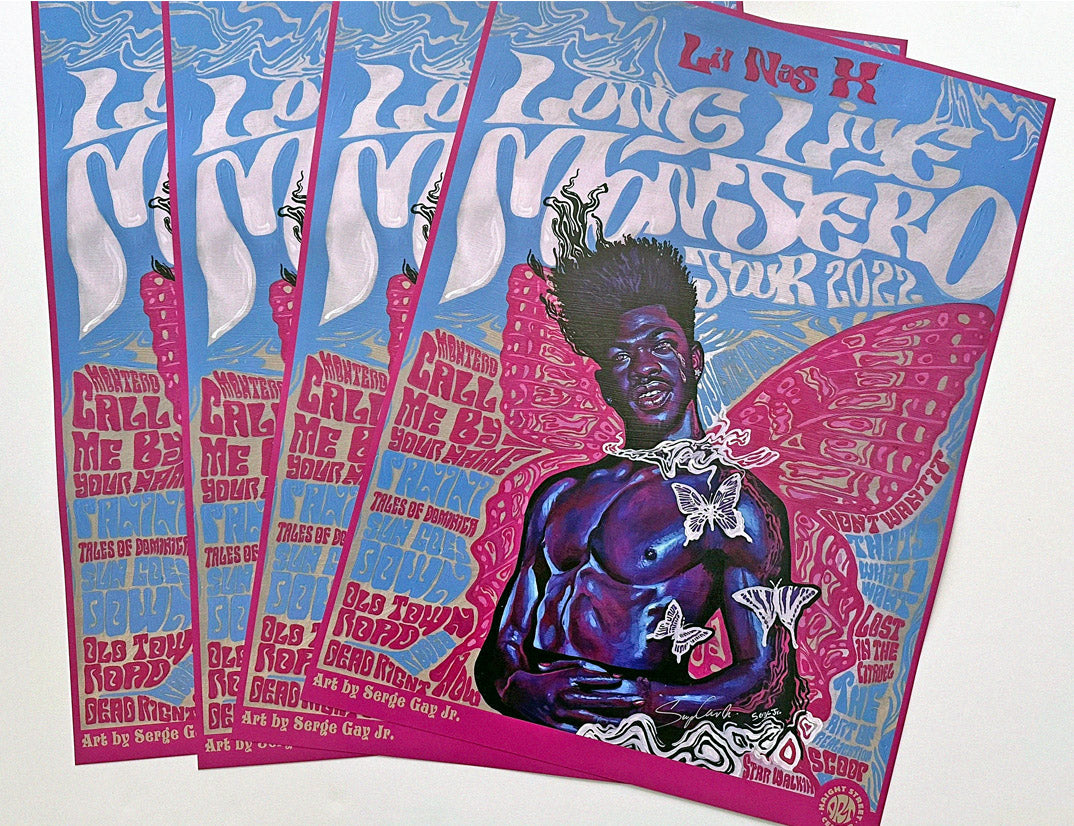 (PRINT) "Lil Nas X  Tour Poster"
