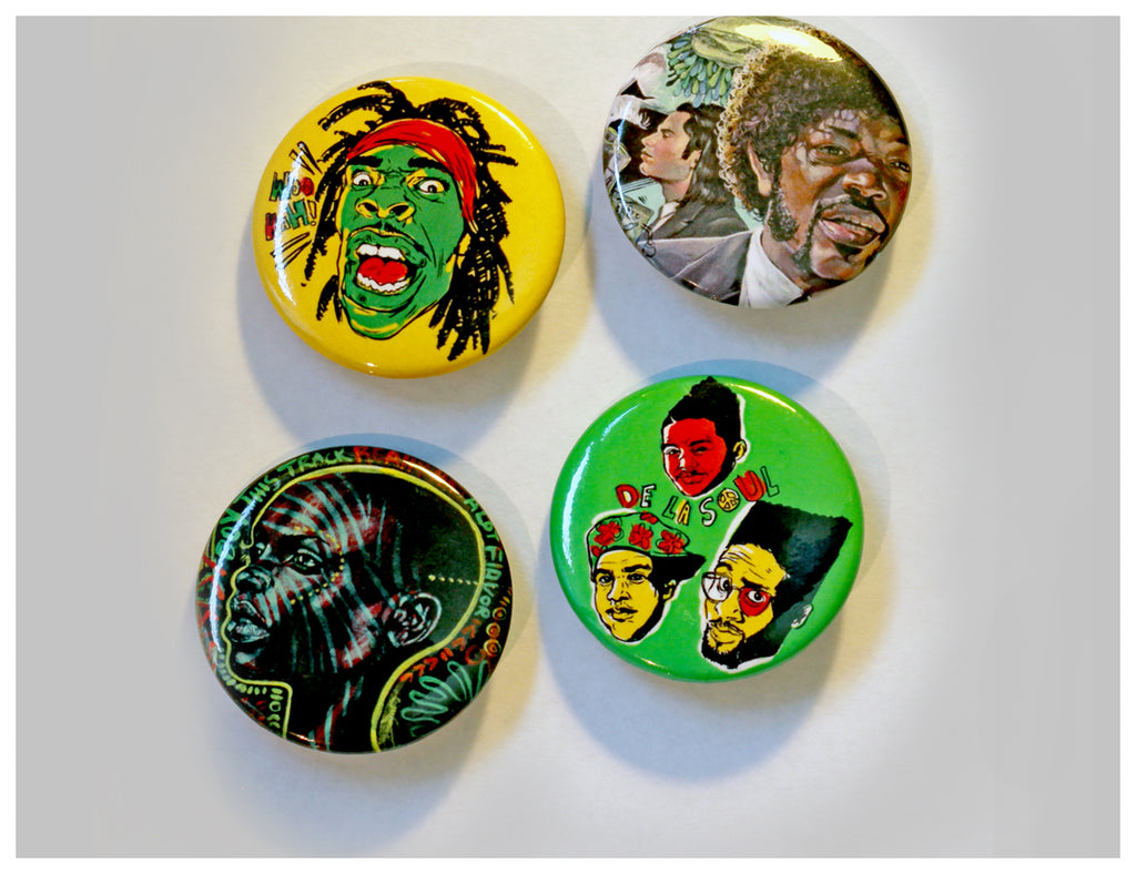 "Serge Pin Button" 4 Set