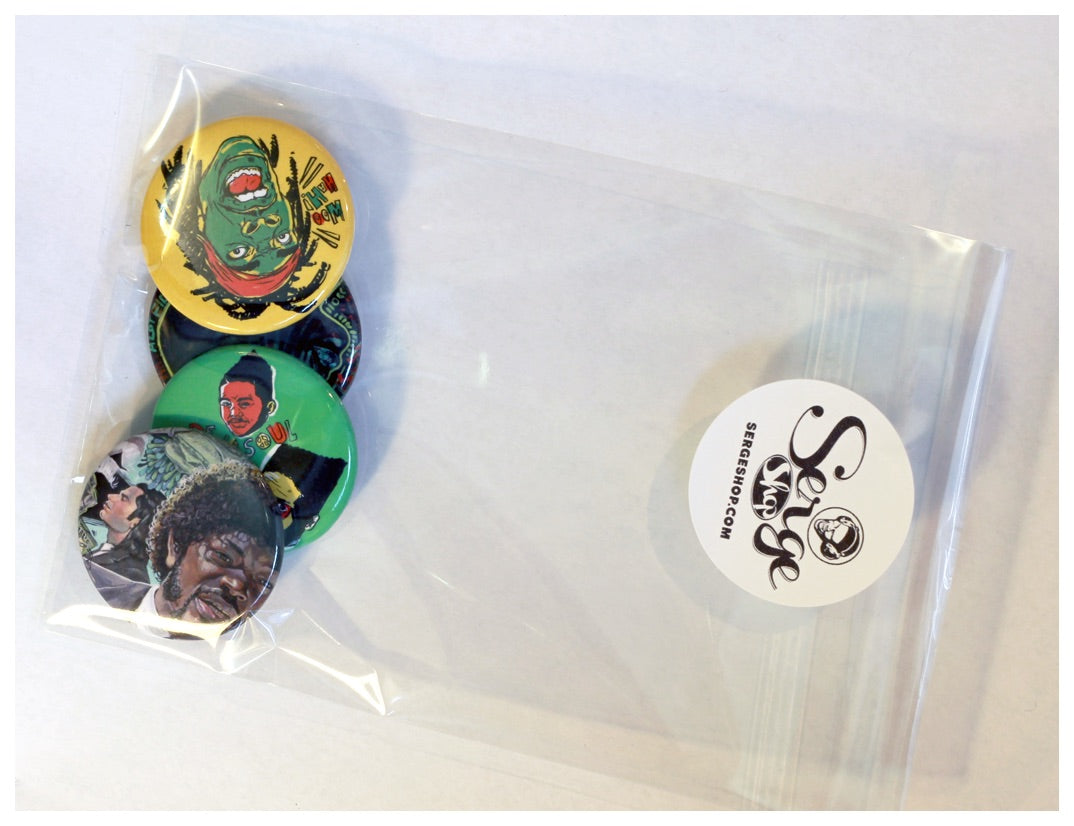 "Serge Pin Button" 4 Set